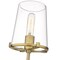 Z-Lite Callista 1 Light Wall Sconce, Rubbed Brass & Clear 3032-1S-RB - alternate 8